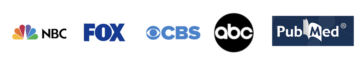 As seen on NBC, Fox, CBS, ABC & PubMed As seen on NBC, Fox, CBS, ABC & PubMed