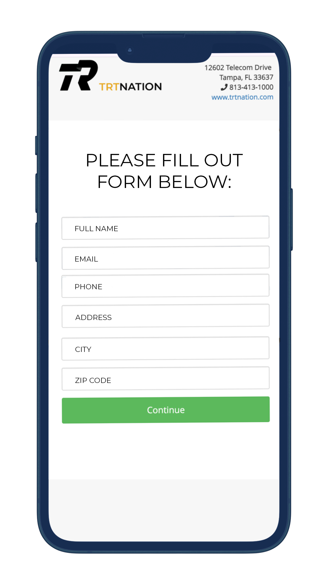 Online TRT Registration Online TRT Registration
