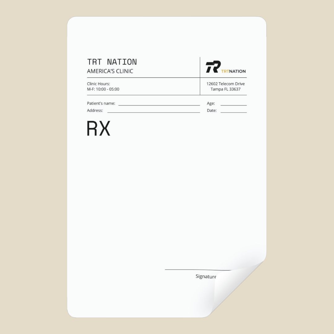 Medically Supervised TRT Script Medically Supervised TRT Script