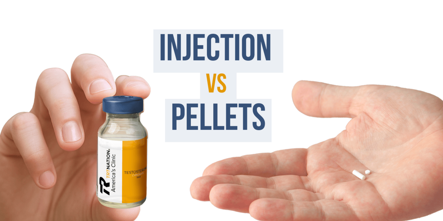 trt injection vs pellets